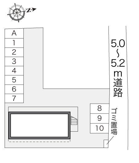 青柳(16022)の駐車配置図