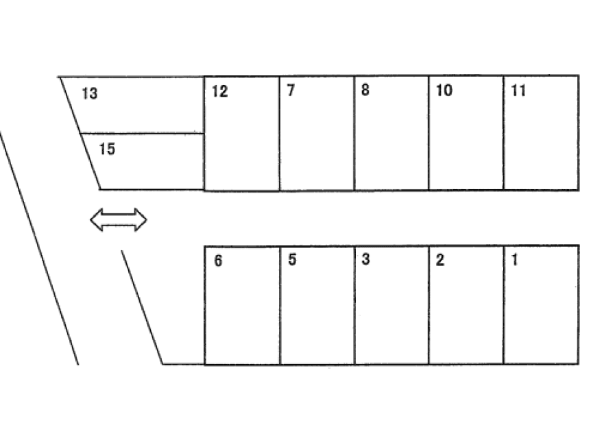 ＳＴパーキングの駐車配置図