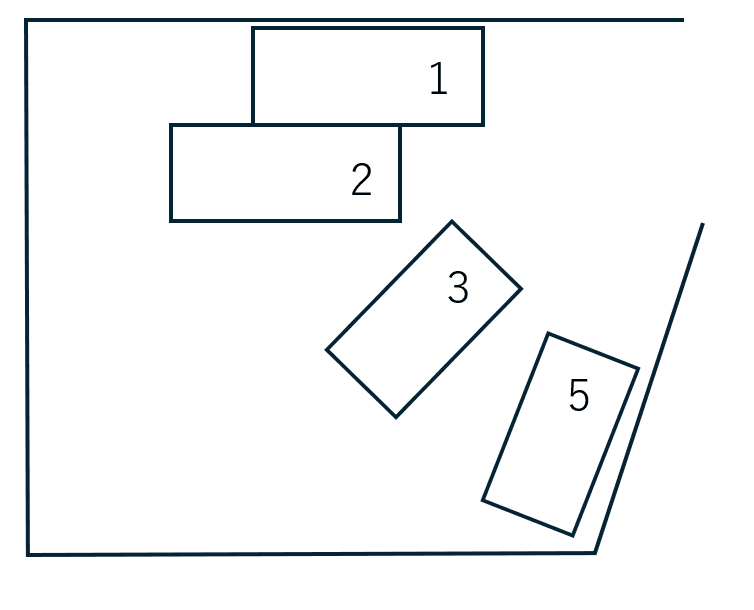 飯島駐車場(A)の駐車配置図