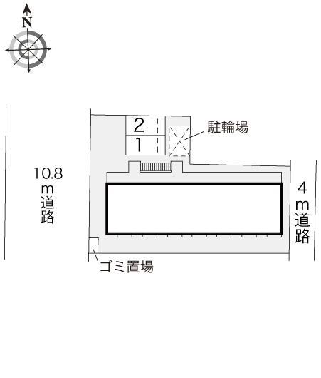 新大宮(12073)の駐車配置図