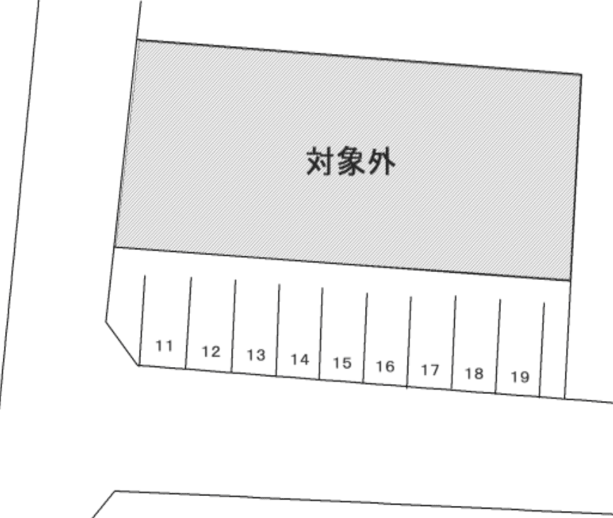 岡崎市大門四丁目大鉄商事㈱パーキングの駐車配置図