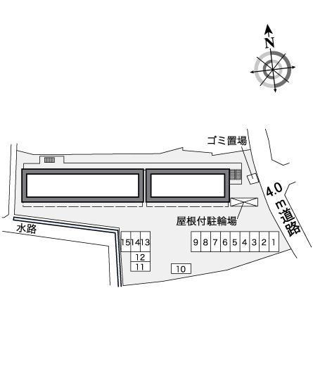 南高浜(38072)の駐車配置図