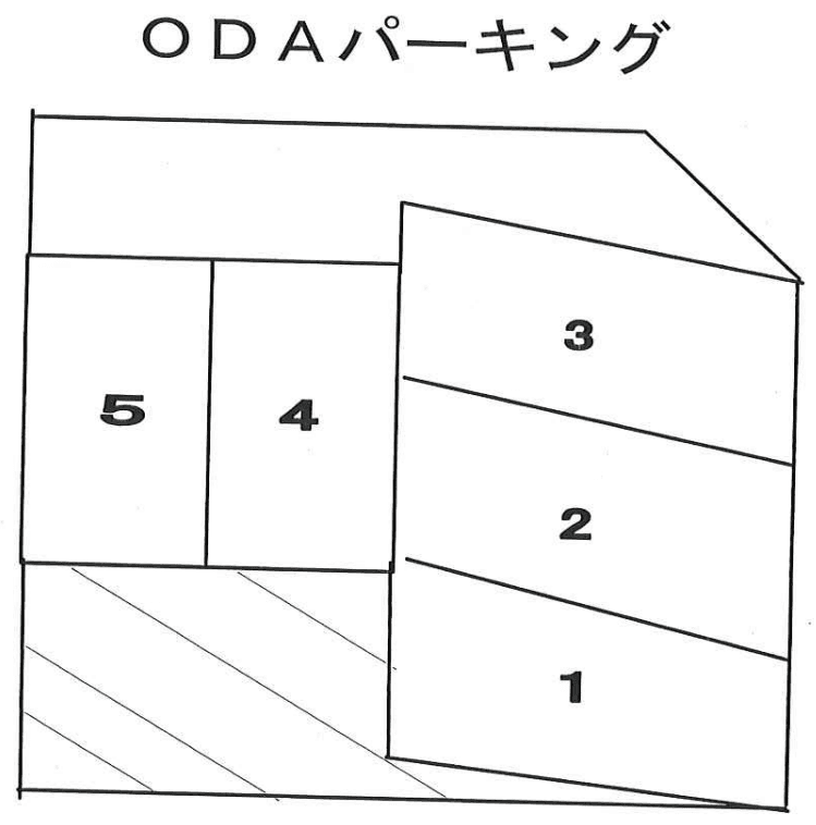 ＯＤＡパーキングの駐車配置図