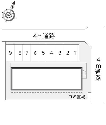 ヴァン　ヴェール(17210)の駐車配置図