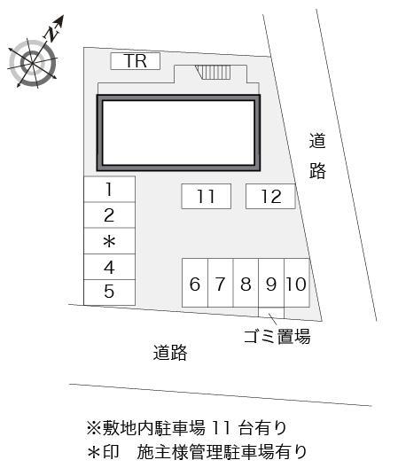 ウエステン(12500)の駐車配置図