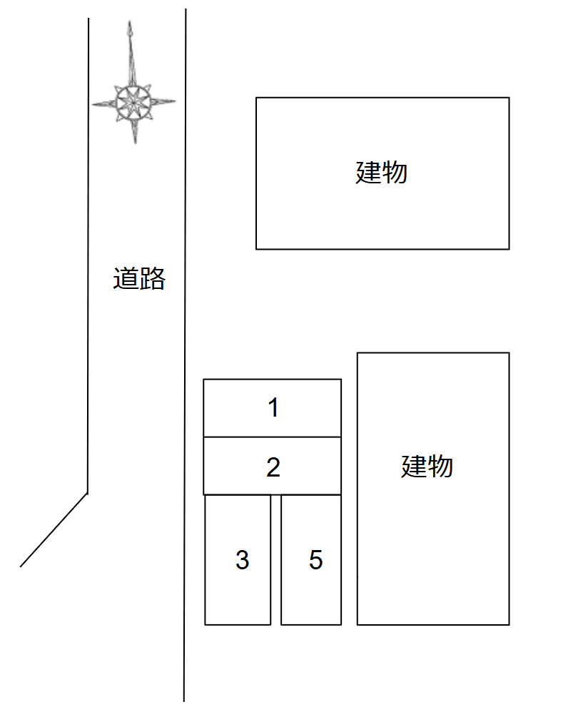 コガキの駐車配置図