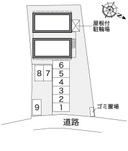 レオパレスアルテⅢ(36344) 敷地外駐車場の駐車場