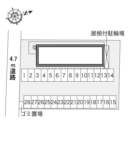 ＬＡＶＩＴＡ(33238)の駐車配置図