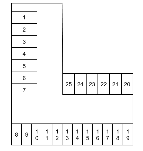 FBCオンパイパーク手寄1丁目の駐車配置図