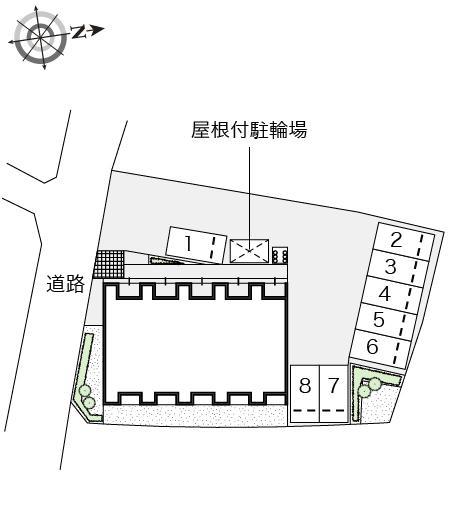 オリーブ(52650)の駐車配置図