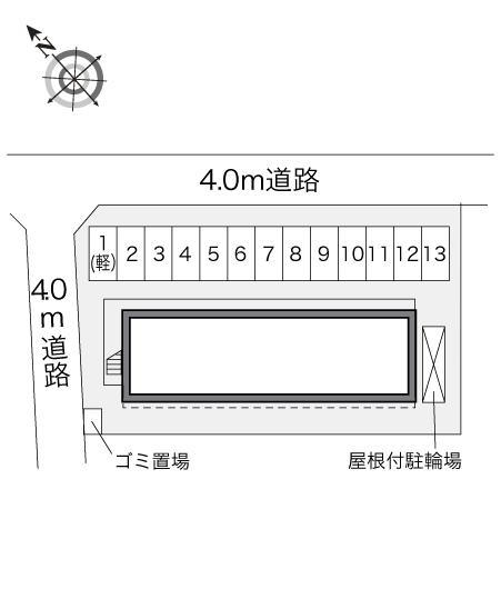 プリズム　八雲台(24535)の駐車配置図