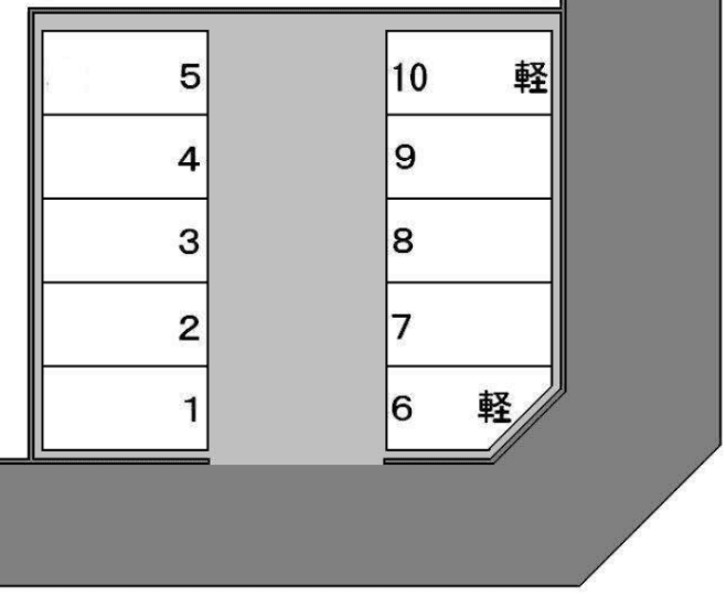見和４８駐車場の駐車配置図