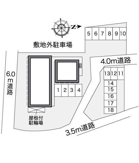 雅(26211)の駐車配置図