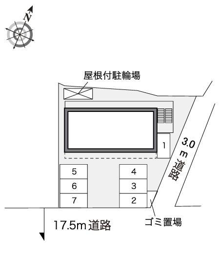 ハイビスカス(30431)の駐車配置図