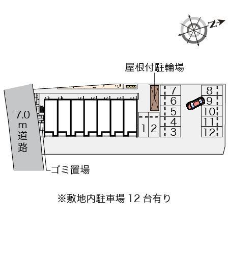 クレイノパティオ南宮(56502)の駐車配置図