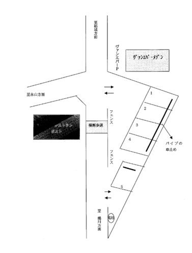 No.28駐車場の駐車配置図