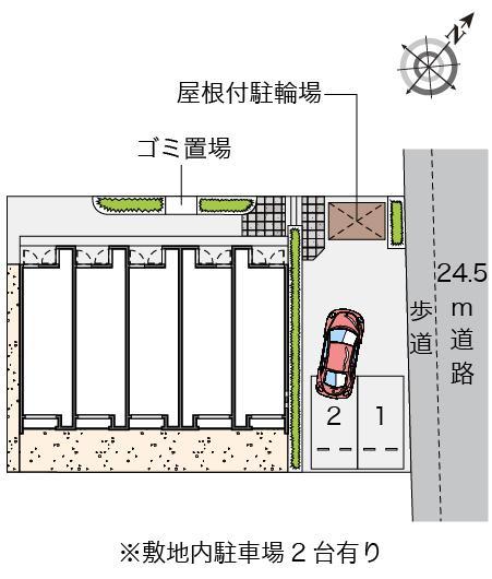 クレイノいちご(56013)の駐車配置図