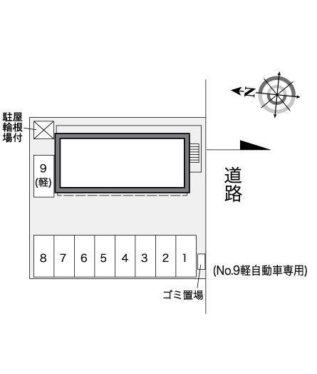 ＨＡＰＰＹ下諏訪(26354)の駐車配置図