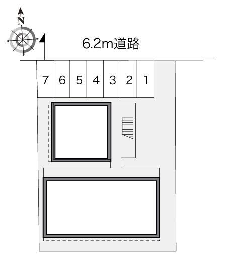 青空(21124)の駐車配置図