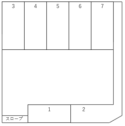 パーキング北島の駐車配置図