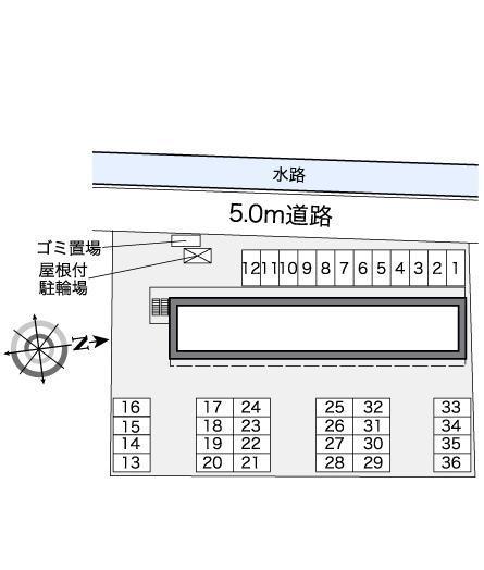 リヴァージュ(38405)の駐車配置図