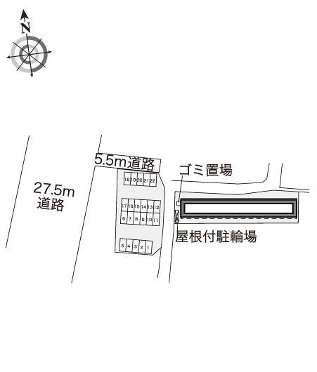 クリスマスローズ(40621)　敷地外駐車場の駐車配置図