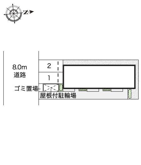 野田南(45463)の駐車配置図