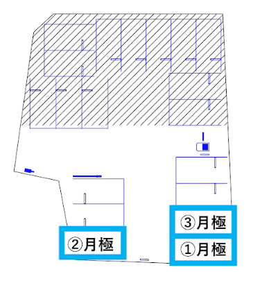 富士宮駅前第１の駐車配置図