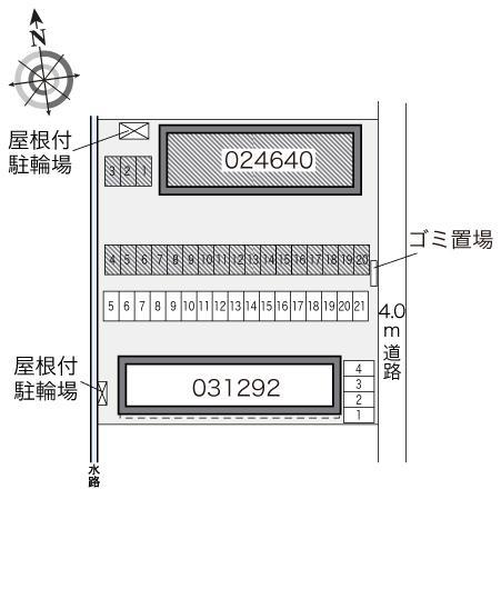 カーム(24640)の駐車配置図