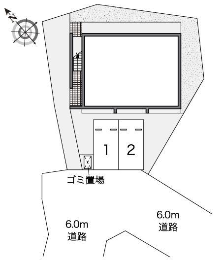 松川　ひばりが丘(48066)の駐車配置図