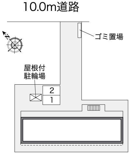 西町北(35177)の駐車配置図