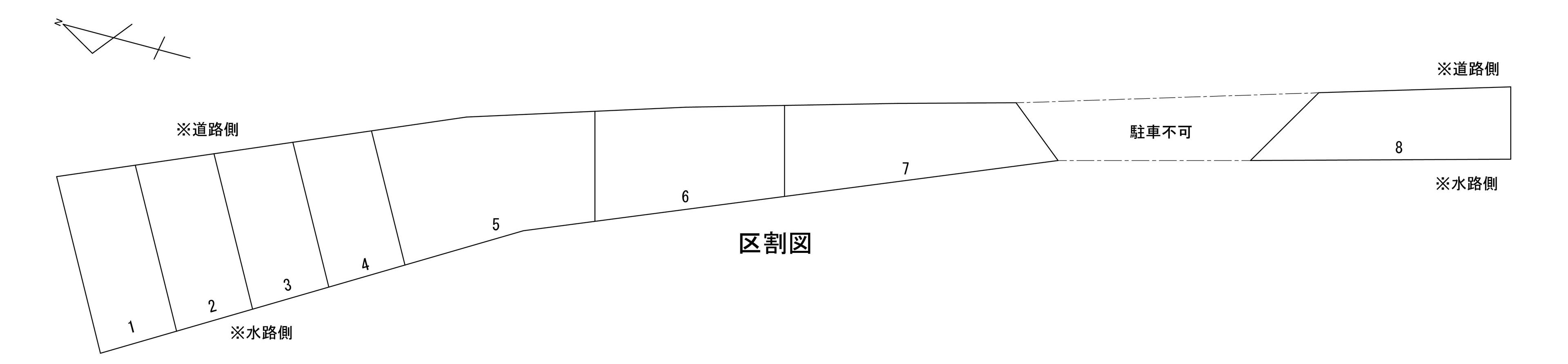 三光ﾊﾟｰｸNO.59の駐車配置図