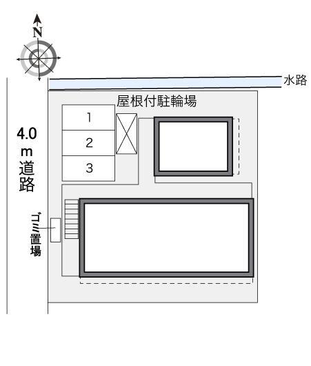 ドミール日進(31382)の駐車配置図