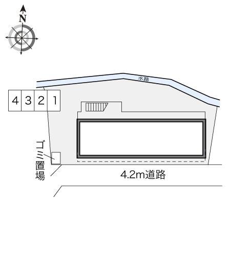 鶴舞(21838)の駐車配置図