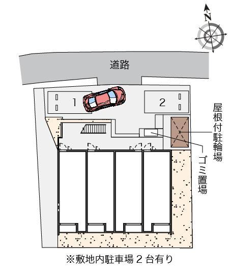 クレイノ三木ＳＫ(57874)の駐車配置図