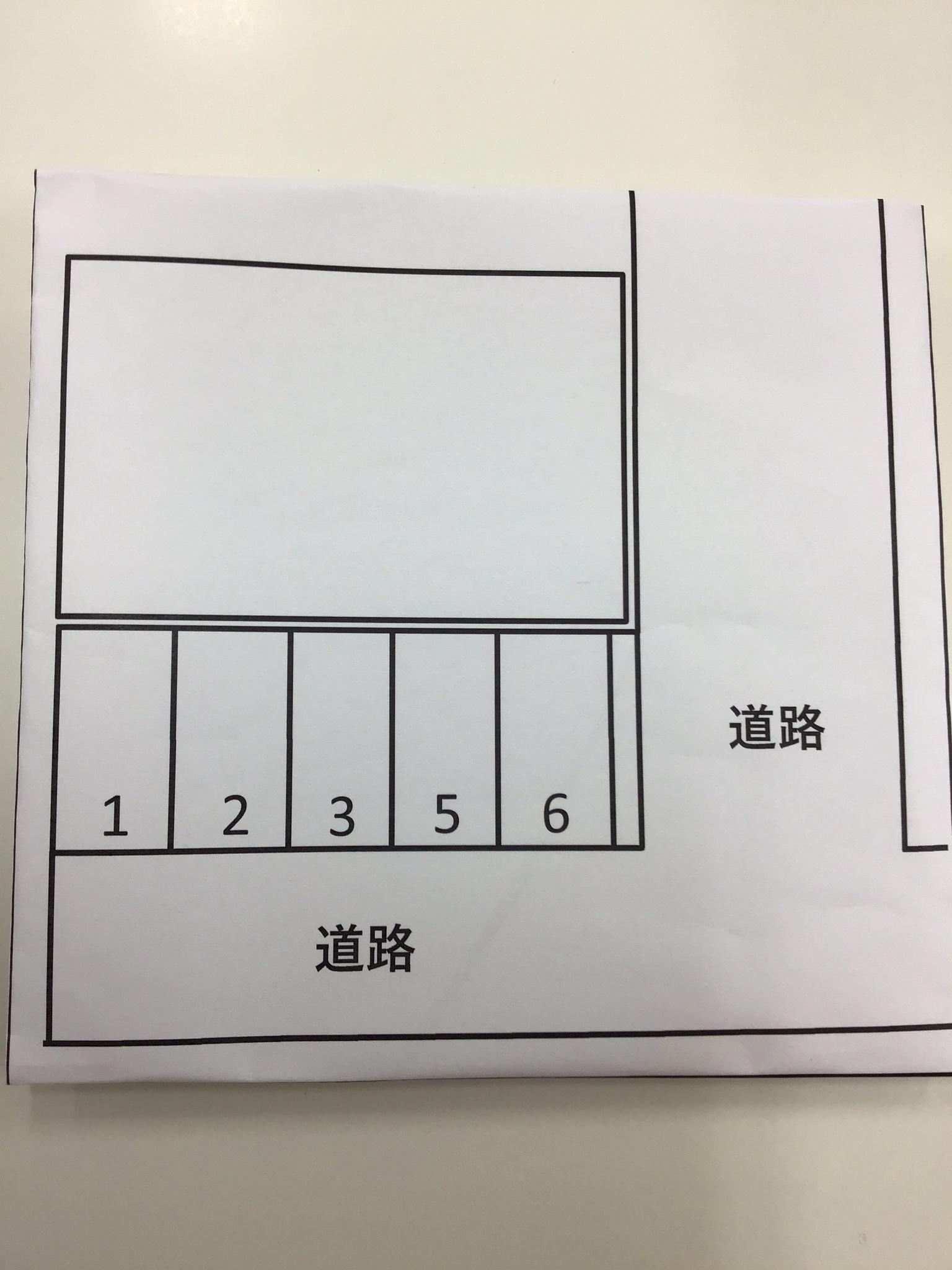 SAパーキングの駐車配置図