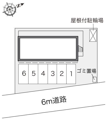 パークハイム３Ｍ(15582)の駐車配置図