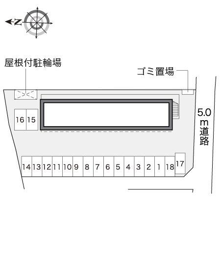 ＯＹＡＭＡ(18176)の駐車配置図
