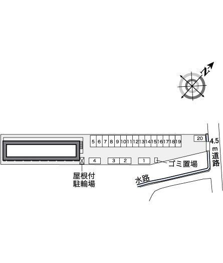 コスモガーデン(39857)の駐車配置図