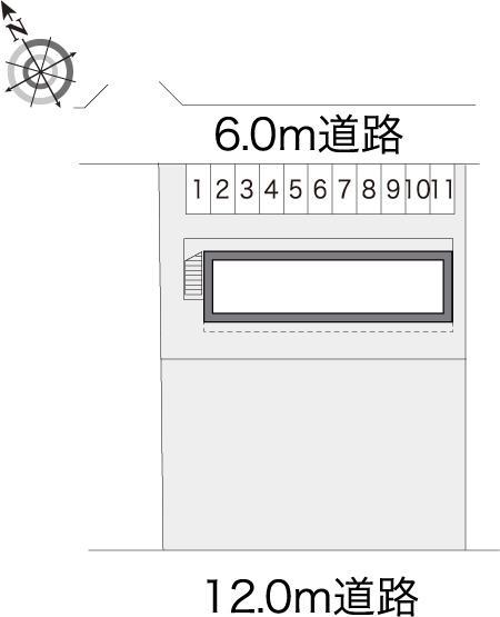 浅岸(18048)の駐車配置図