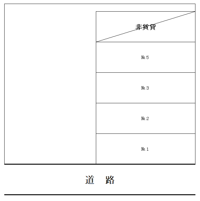 橋本６丁目駐車場の駐車配置図