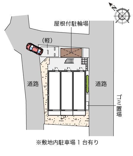 クレイノエンジョイライフ(57107)の駐車配置図