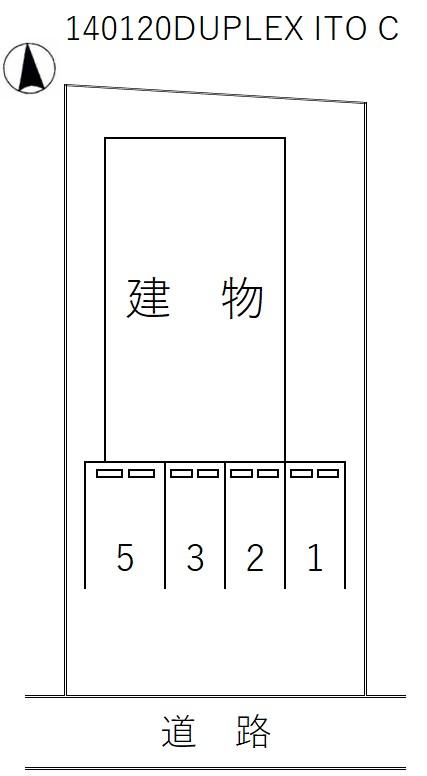 DUPLEX ITO Cの駐車配置図