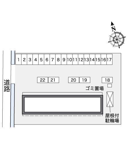 メイプル(27774)の駐車配置図