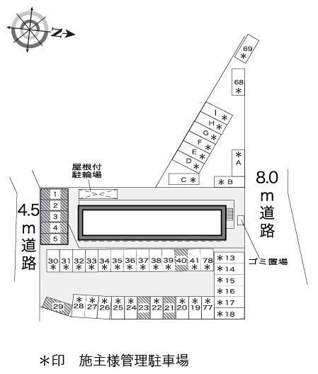 ＳＡＫＵＲＡ(24895)の駐車配置図
