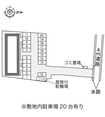 ＫＩＴＡ(12410)の駐車配置図
