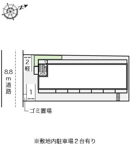 ＴＯＭＯＭＡＴＳＵ(11621)の駐車配置図
