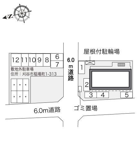 稲場(34646)の駐車配置図