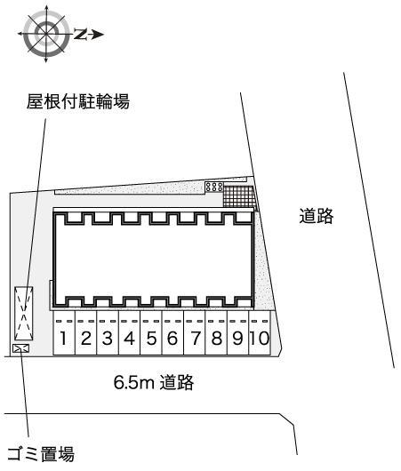 柴Ｑ(53275)の駐車配置図