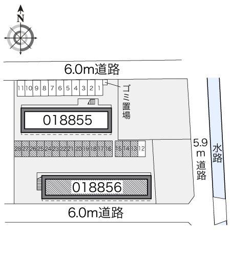 ドリームⅡ(18856)の駐車配置図